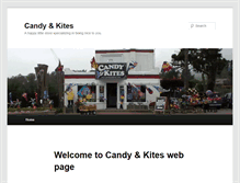 Tablet Screenshot of candyandkites.com